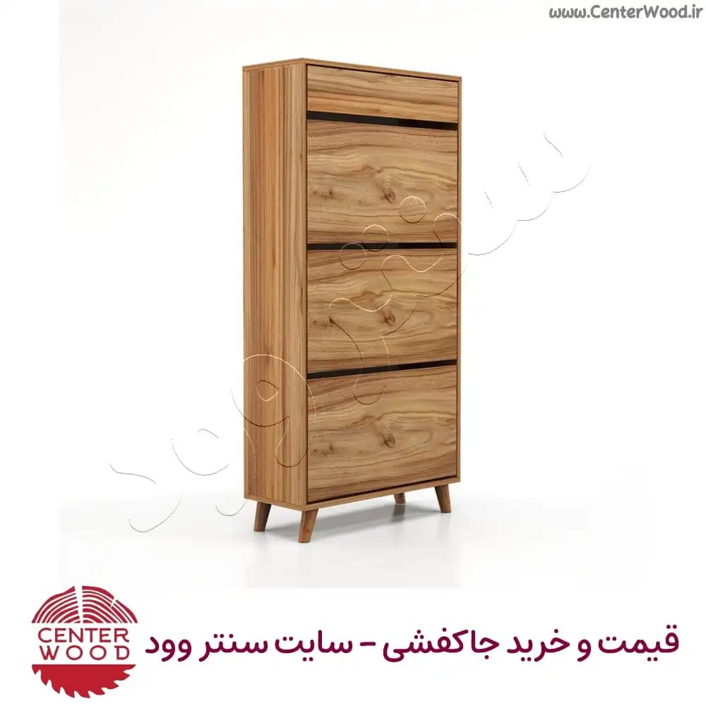 جاکفشی داشبوردی 3 درب تک کشو کد 2198 — تصویر ۲