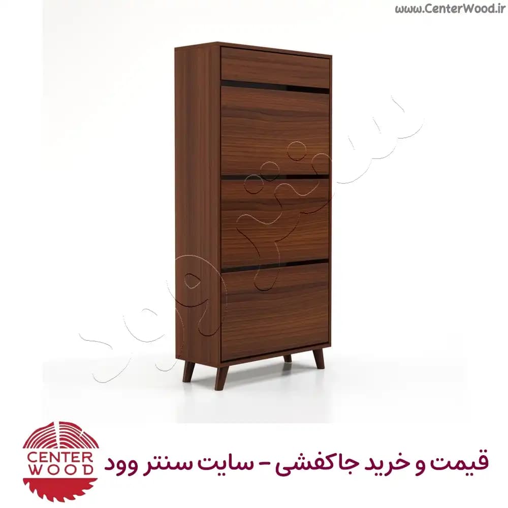 جاکفشی داشبوردی 3 درب تک کشو کد 2198 — تصویر ۴