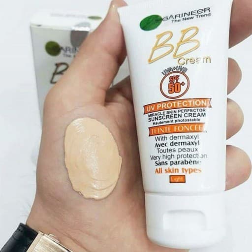 کرم ضد آفتاب گیاهی ب ب گارنیر BB SPF 50 — تصویر ۵