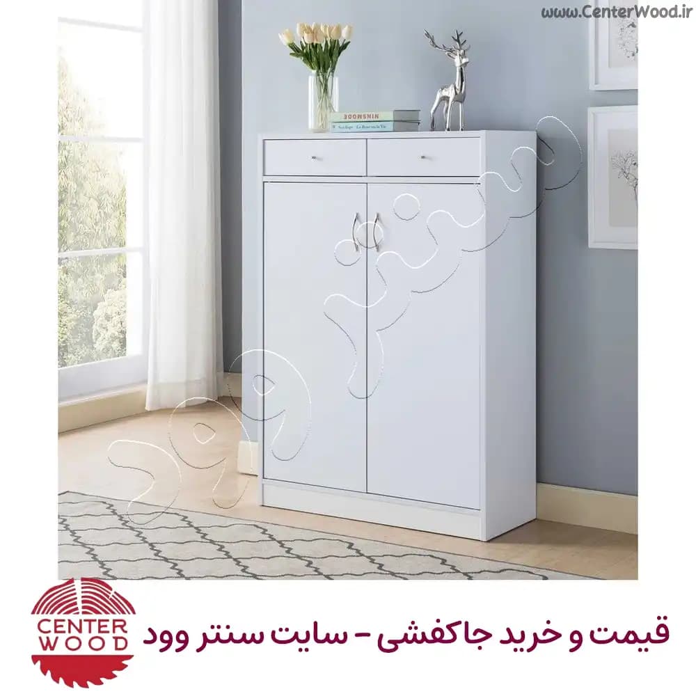 جاکفشی 5 طبقه کابینتی تک کشو کد 2192 — تصویر ۲