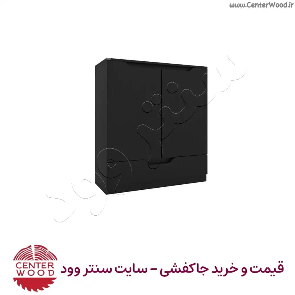 جاکفشی 4 طبقه با کشو پایین درب کابینتی کد 2184