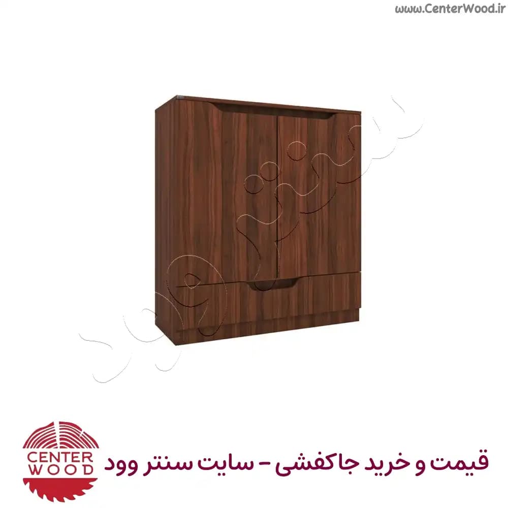جاکفشی 4 طبقه با کشو پایین درب کابینتی کد 2184 — تصویر ۵