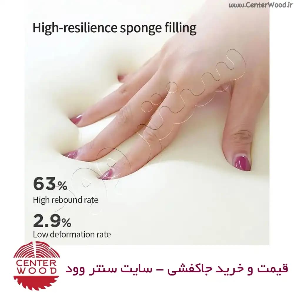 جاکفشی نیمکتی نشیمن دار کد 2166 — تصویر ۴