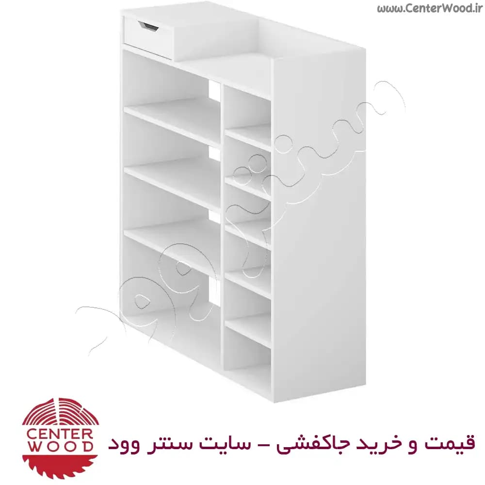 جاکفشی ساده با کشو کد 2165 — تصویر ۳