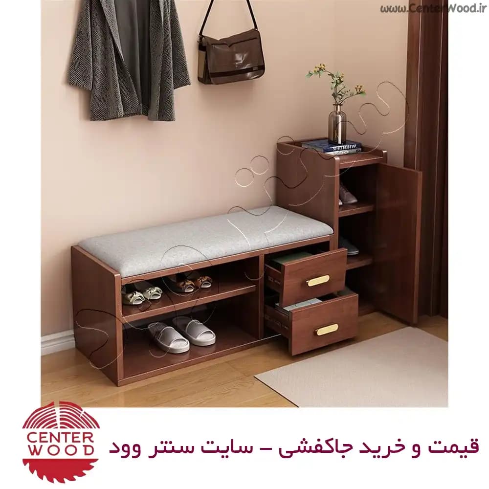 جاکفشی نشیمن دار کابینتی کد 2163 — تصویر ۲