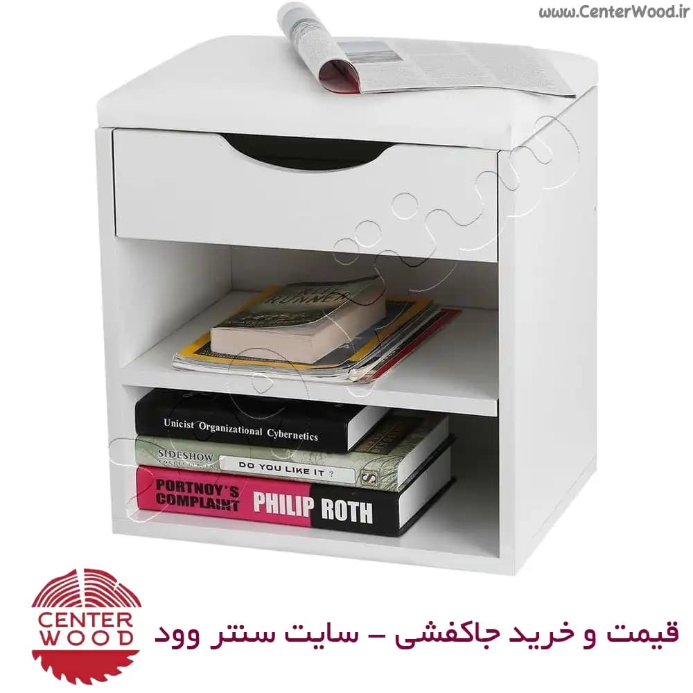 جاکفشی نشیمن دار نیمکتی باکس دار کد 2154 — تصویر ۳