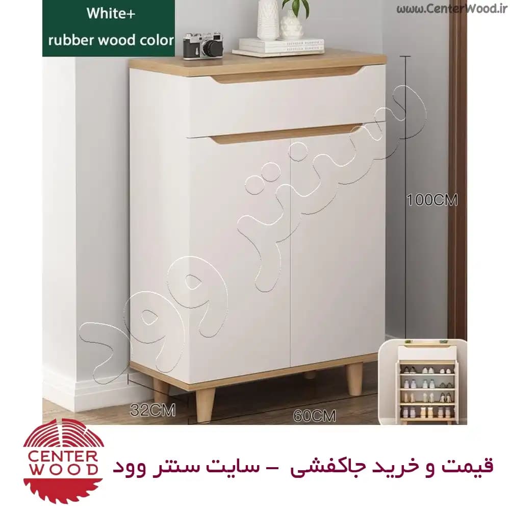 جاکفشی درب کابینتی تک کشو کد 039 — تصویر ۲