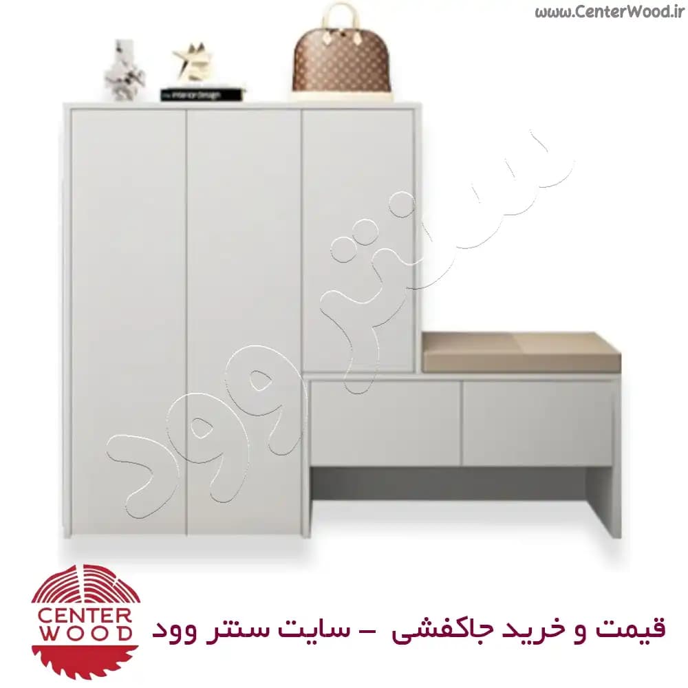 جاکفشی نشیمن دار درب کابینتی کد 038 — تصویر ۶
