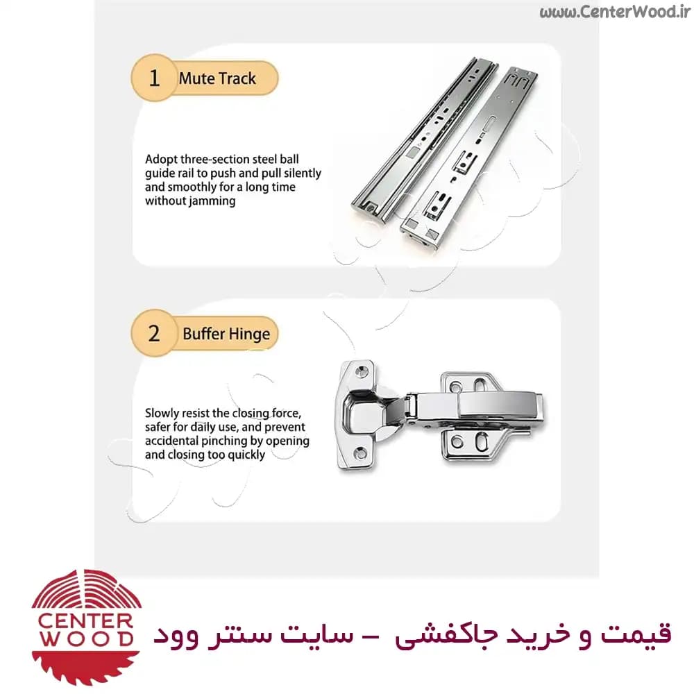 جاکفشی نشیمن دار درب کابینتی کد 038 — تصویر ۲