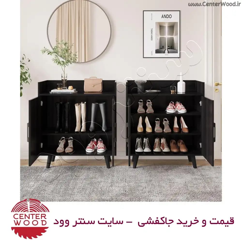 جاکفشی درب کابینتی طاقچه دار کد 036 — تصویر ۵