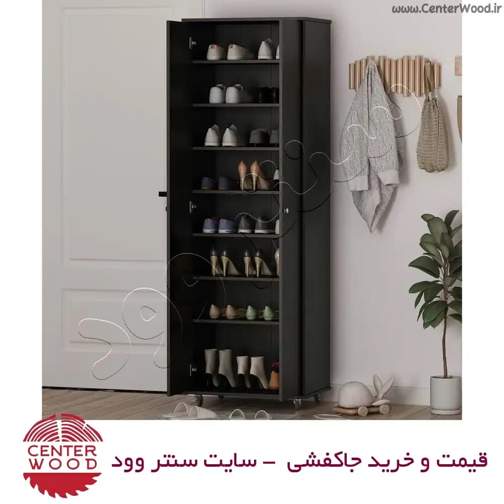 جاکفشی ایستاده طبقه دار دو درب 8 طبقه کد 031 — تصویر ۳