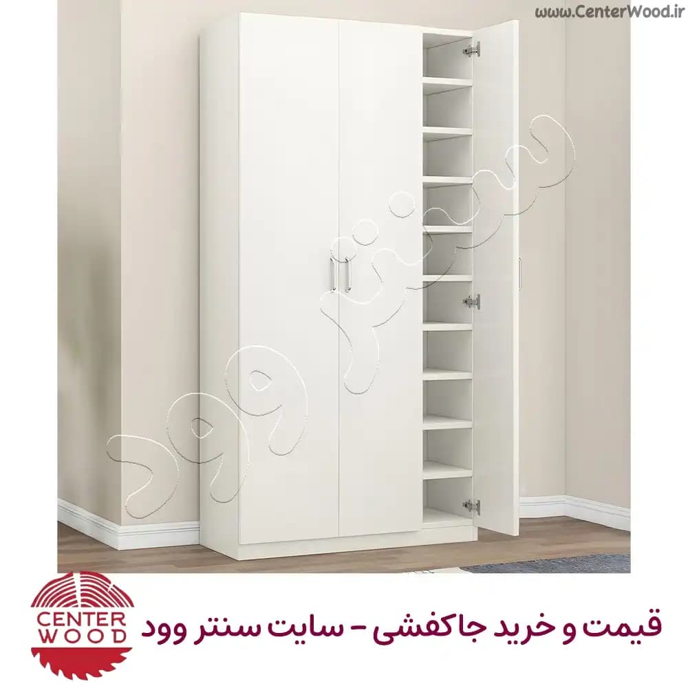 جاکفشی ایستاده طبقه دار سه درب کد 030