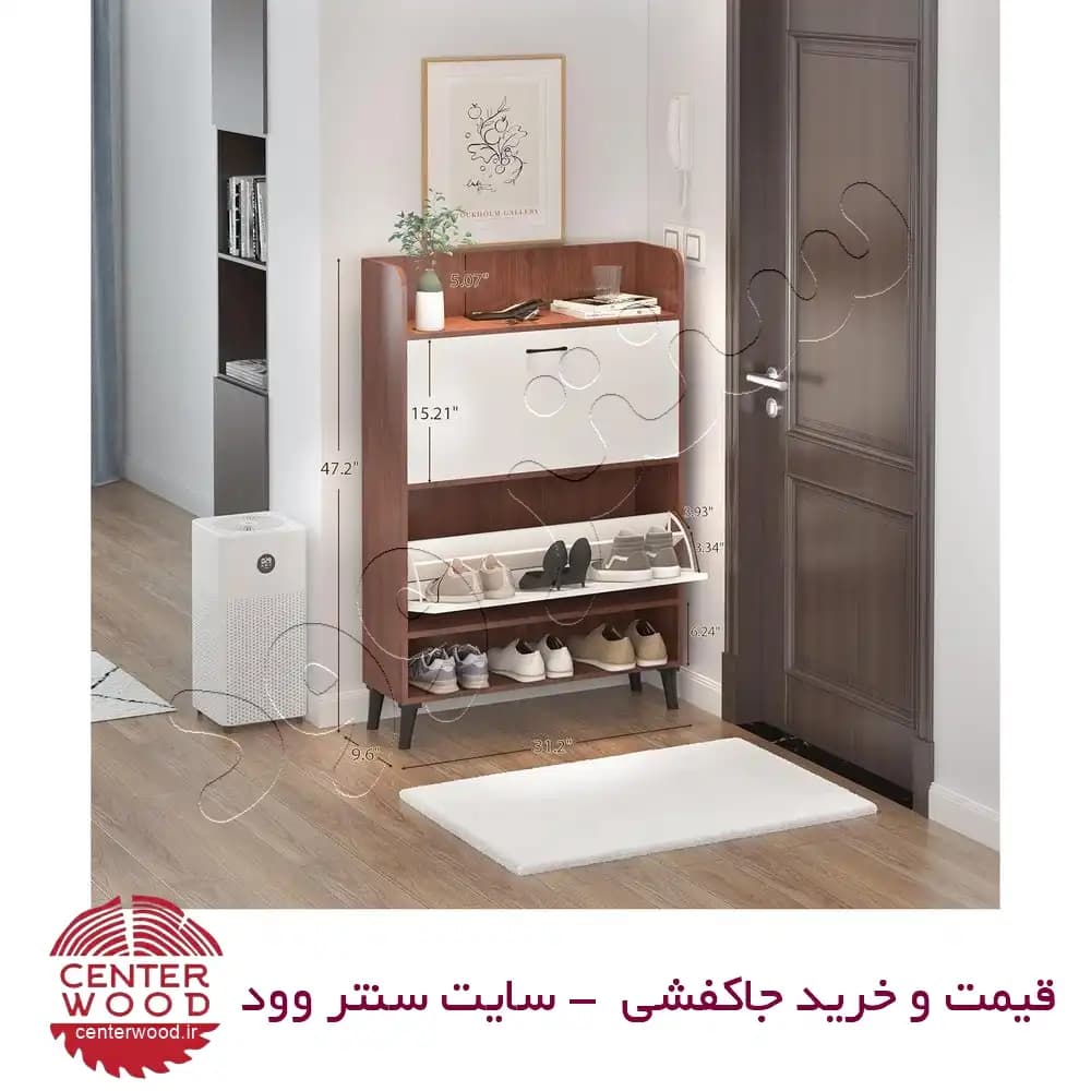 جاکفشی داشبوردی دو درب تک باکس کد 023 — تصویر ۵