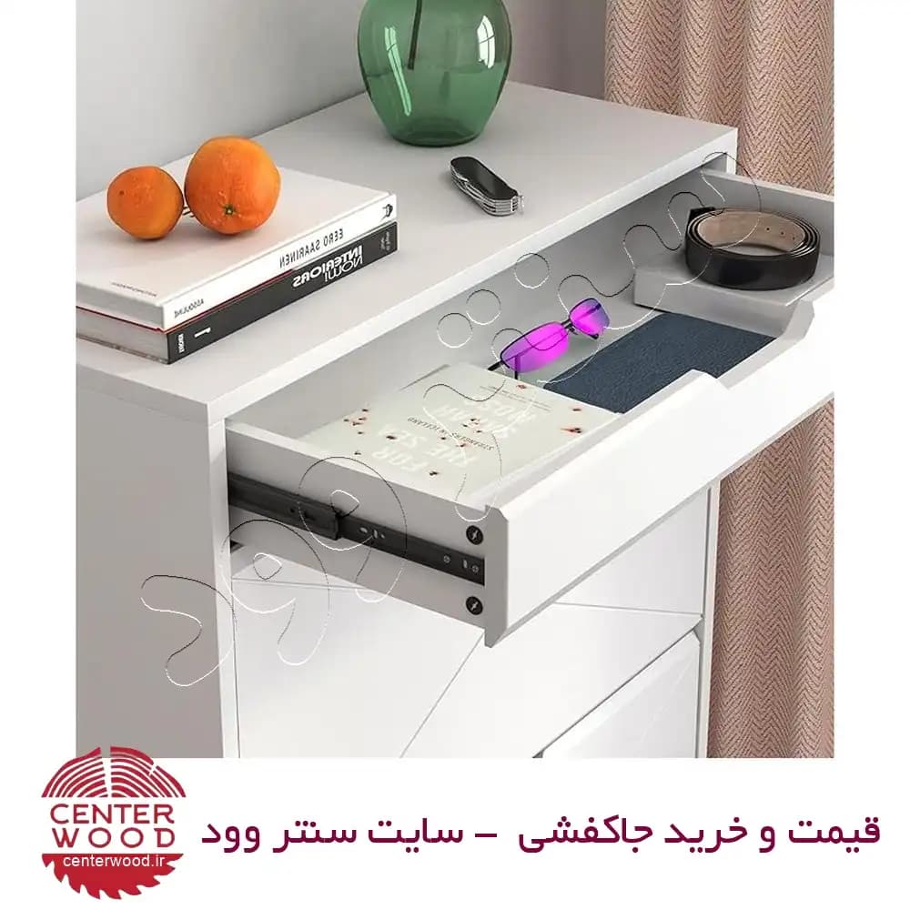 جاکفشی داشبوردی سه درب تک کشو کد 02 — تصویر ۴