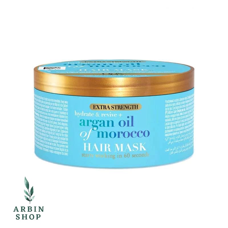 ماسک مو روغن آرگان مراکش OGX او جی ایکس بدون سولفات، مرطوب کننده عمیق و نرم کننده – 300 گرم