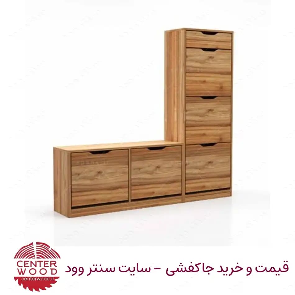 جاکفشی داشبوردی پنج درب تک کشو کد 088 — تصویر ۲