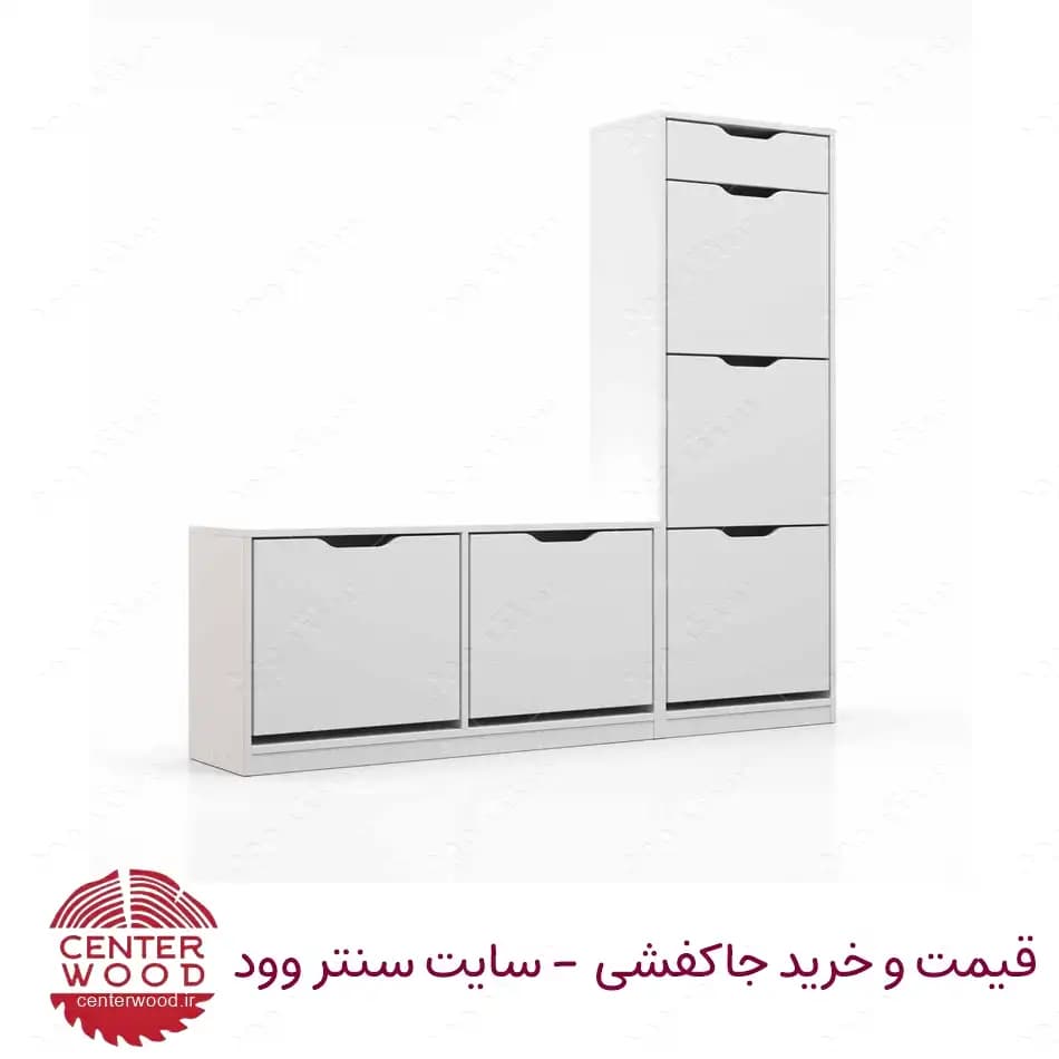 جاکفشی داشبوردی پنج درب تک کشو کد 088 — تصویر ۳