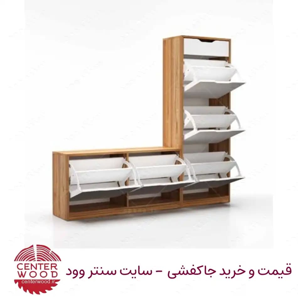 جاکفشی داشبوردی پنج درب تک کشو کد 088 — تصویر ۴