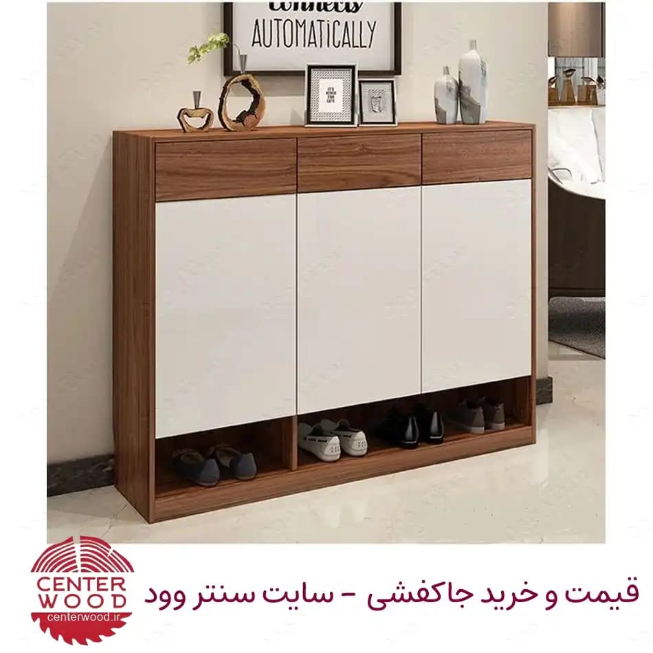 جاکفشی سه درب کابینتی سه کشو سه باکس کد 087