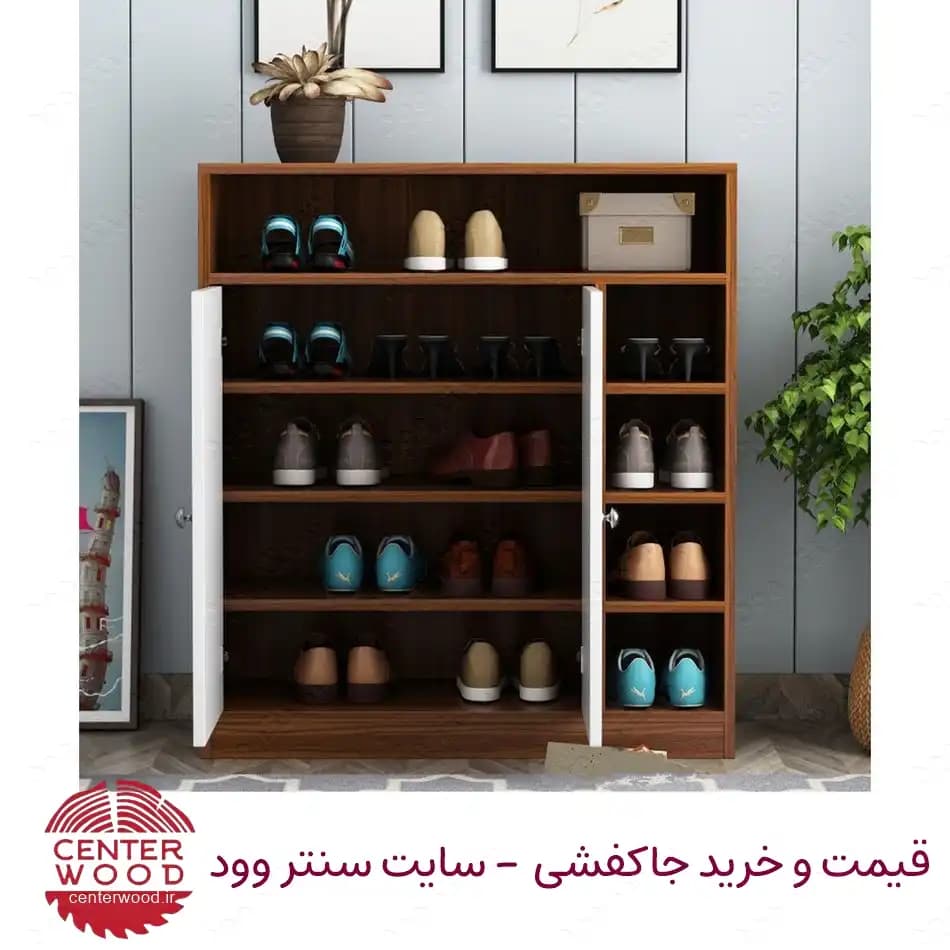 جاکفشی دو درب کابینتی کد 084 — تصویر ۳