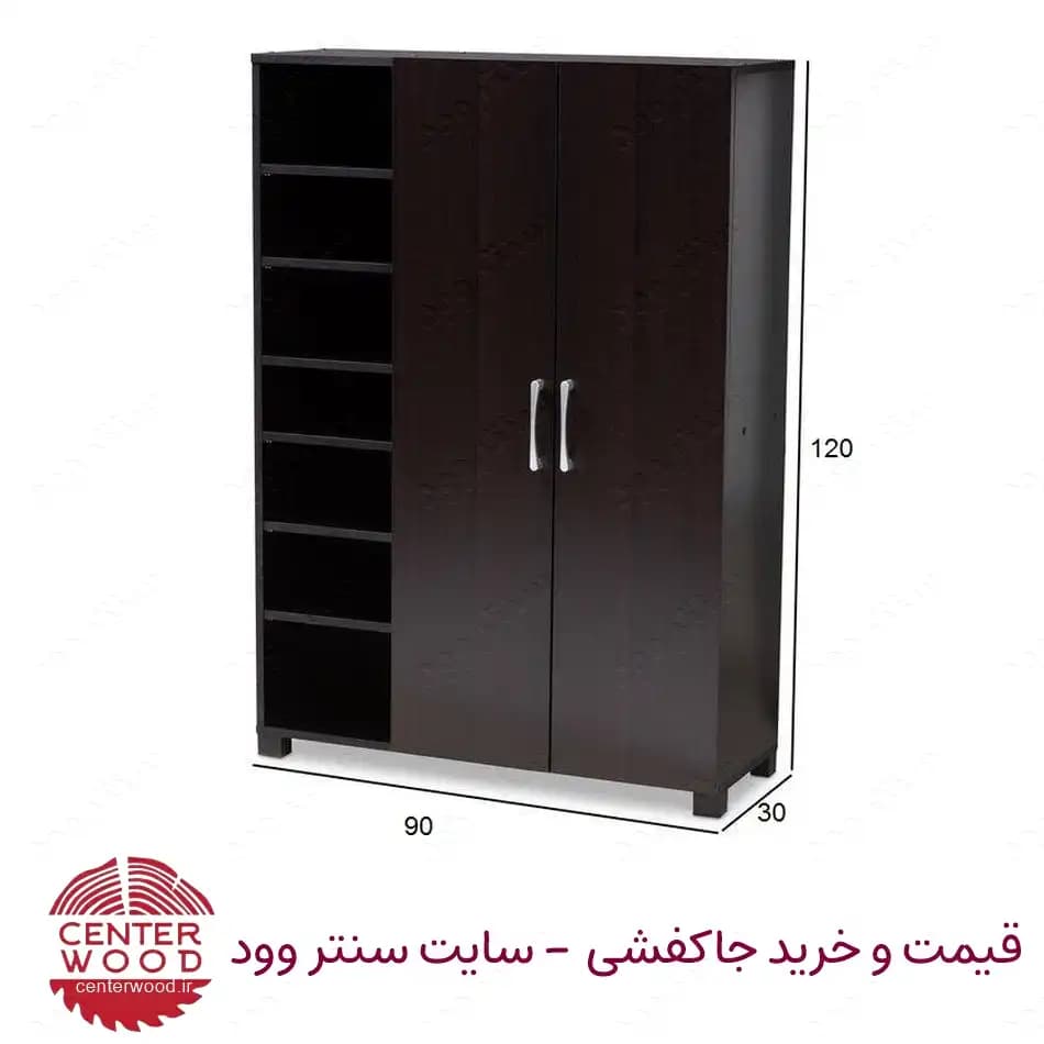جاکفشی دو درب کابینتی کد 091 — تصویر ۲