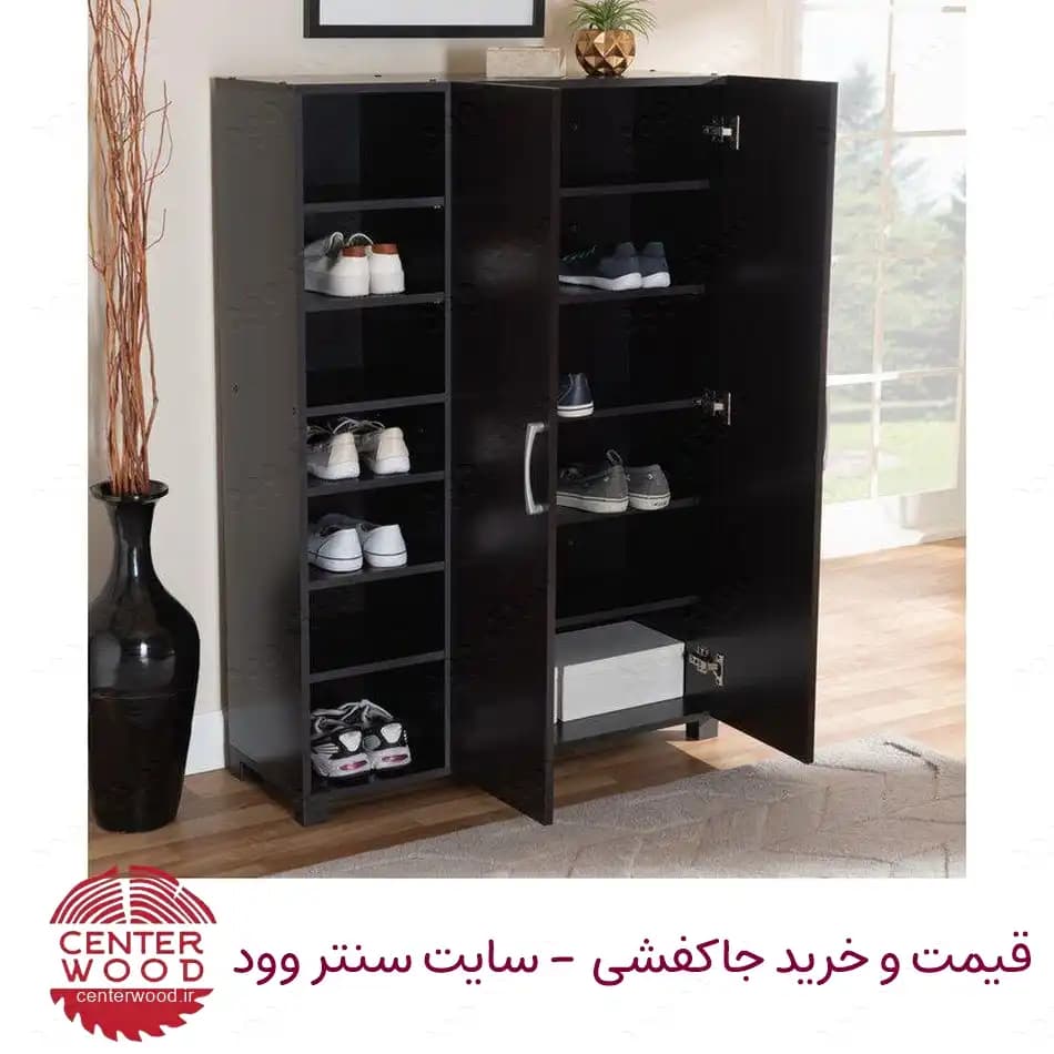 جاکفشی دو درب کابینتی کد 091 — تصویر ۴