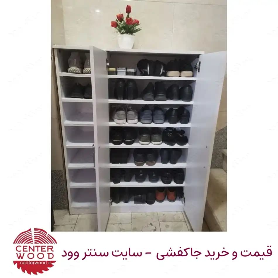 جاکفشی دو درب کابینتی کد 091 — تصویر ۵