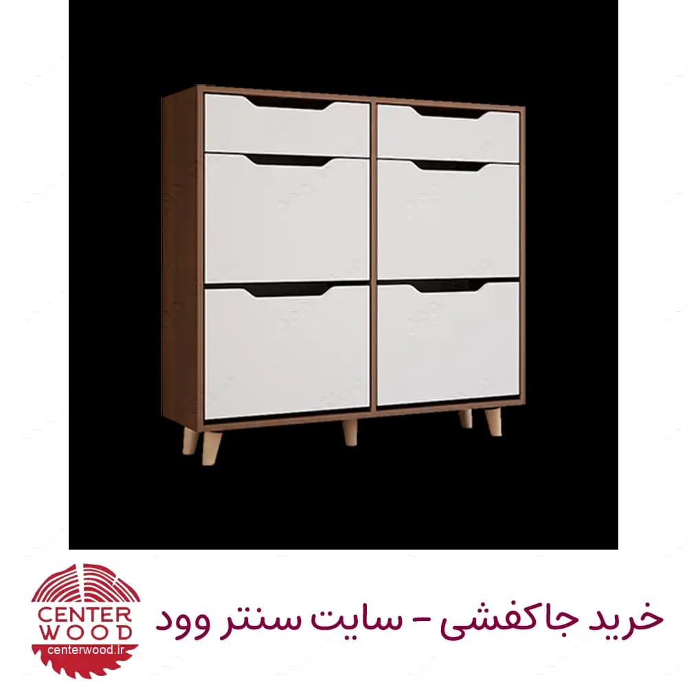جاکفشی داشبوردی چهار درب دو کشو کد 067
