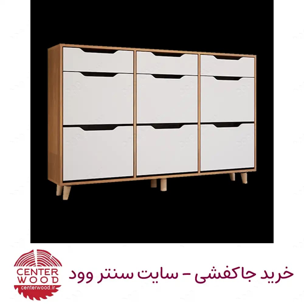 جاکفشی داشبوردی سه درب 3 کشو کد 066 — تصویر ۵