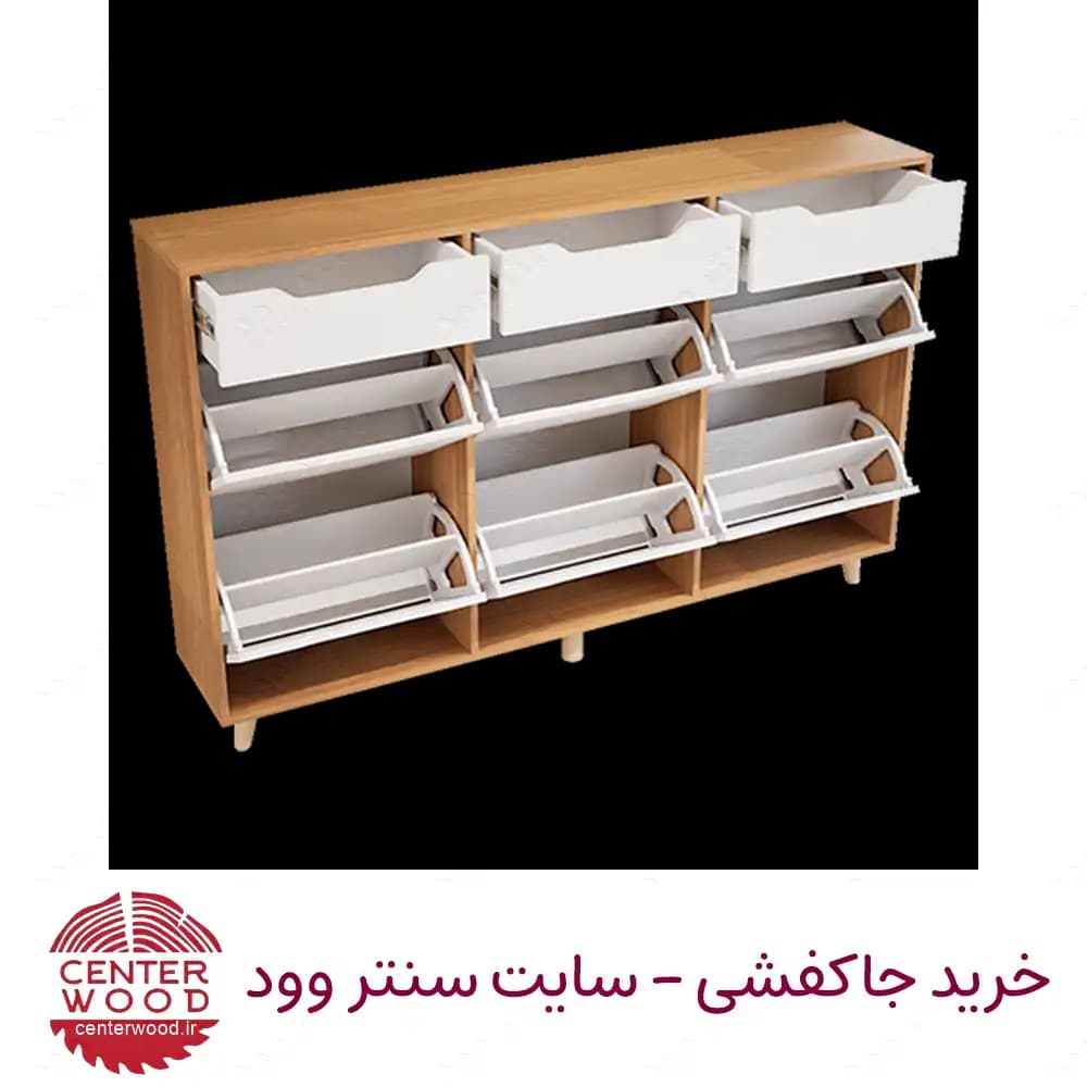 جاکفشی داشبوردی سه درب 3 کشو کد 066 — تصویر ۸