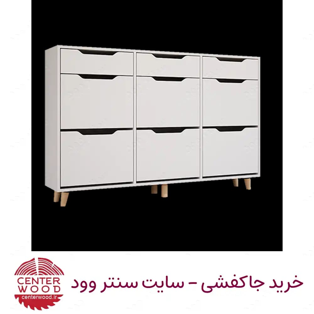 جاکفشی داشبوردی سه درب 3 کشو کد 066 — تصویر ۷