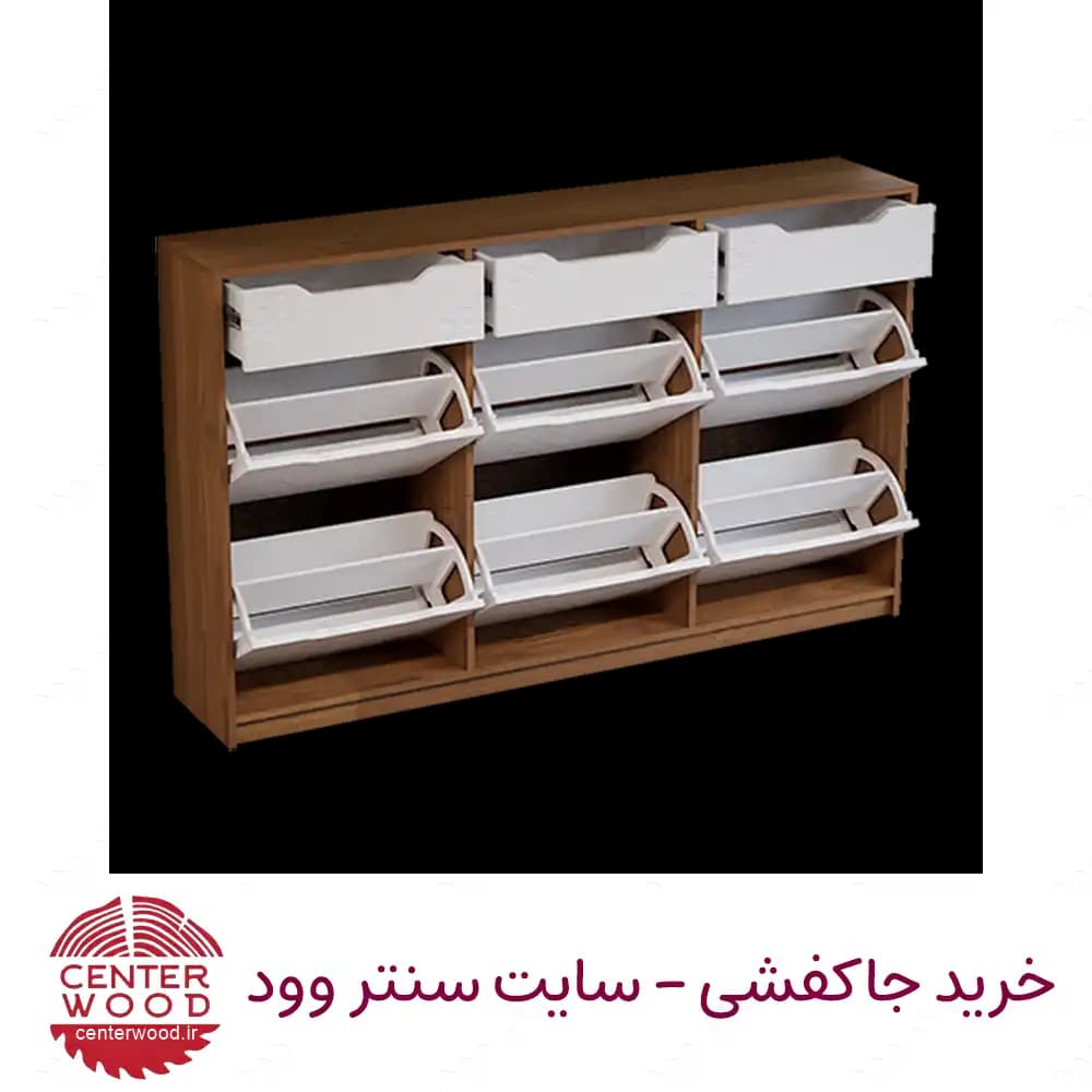 جاکفشی داشبوردی 6 درب 3 کشو کد 047 — تصویر ۲