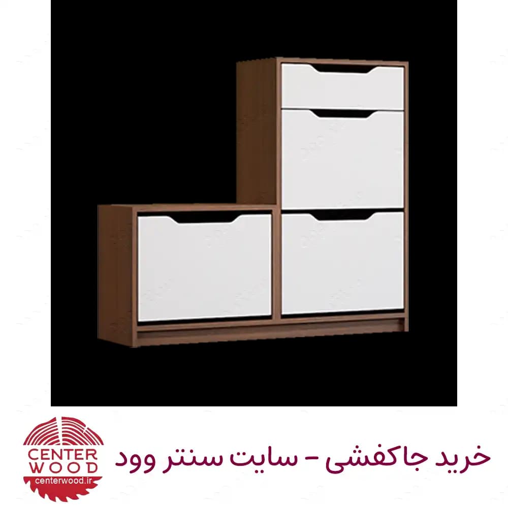 جاکفشی داشبوردی 3 درب تک کشو کد 045 — تصویر ۸