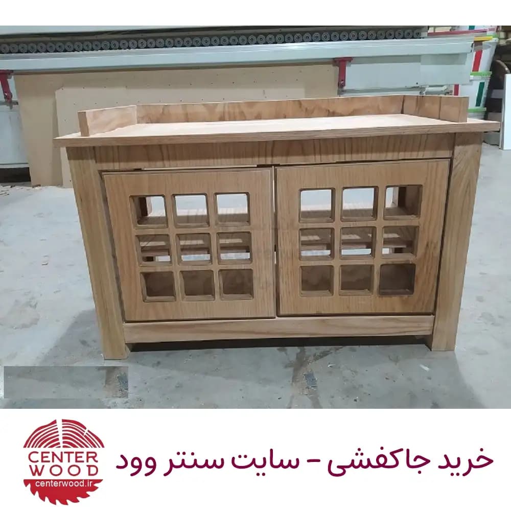 جاکفشی جنس ام دی اف رنگ کد 2024 — تصویر ۲