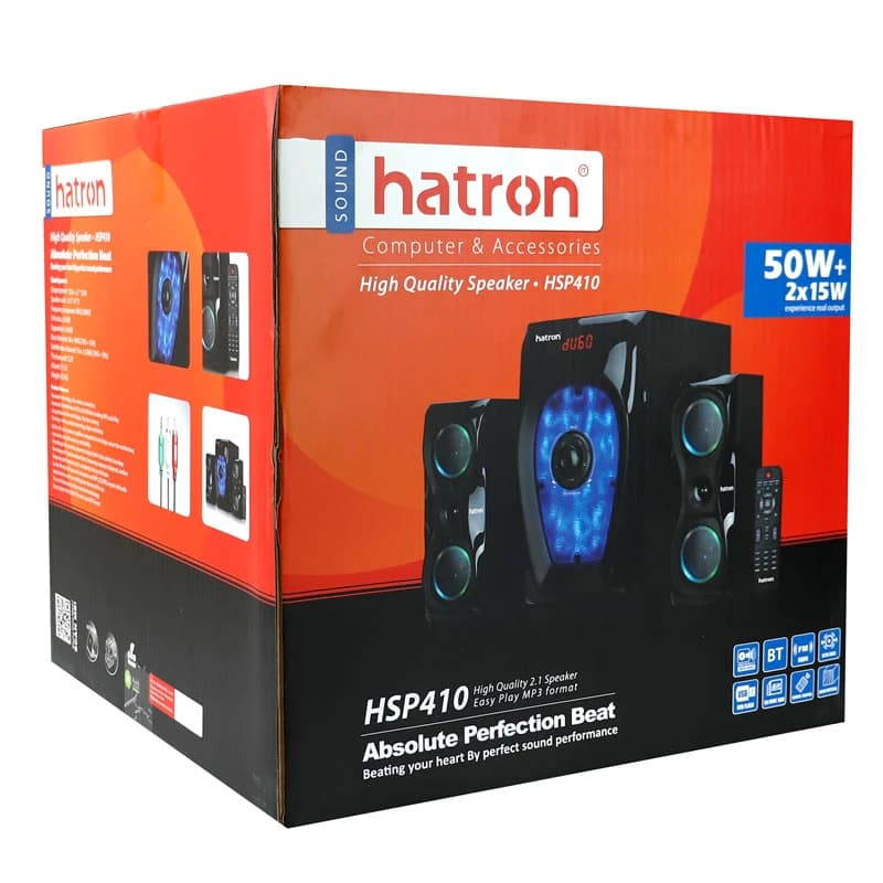 اسپیکر بلوتوثی رم و فلش خور Hatron HSP410 — تصویر ۲