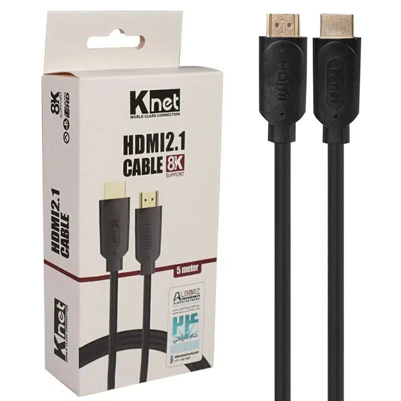 کابل HDMI 8K کی نت K-C242 طول 5 متر — تصویر ۵