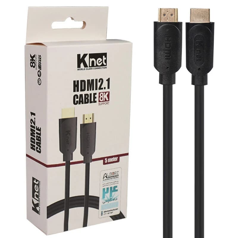 کابل HDMI 8K کی نت K-C242 طول 5 متر