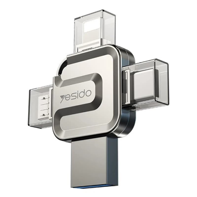 فلش 256 گیگ یسیدو FL15 Type-C / Micro USB / Lightning USB3.0