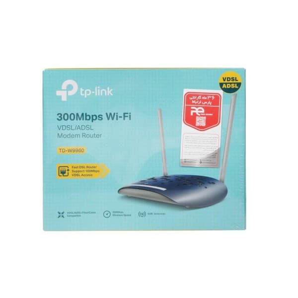مودم روتر وای فای تی پی لینک مدل TP-LINK TD-W9960 VDSL2/ADSL2+ WiFi – گارانتی پارس ارتباط