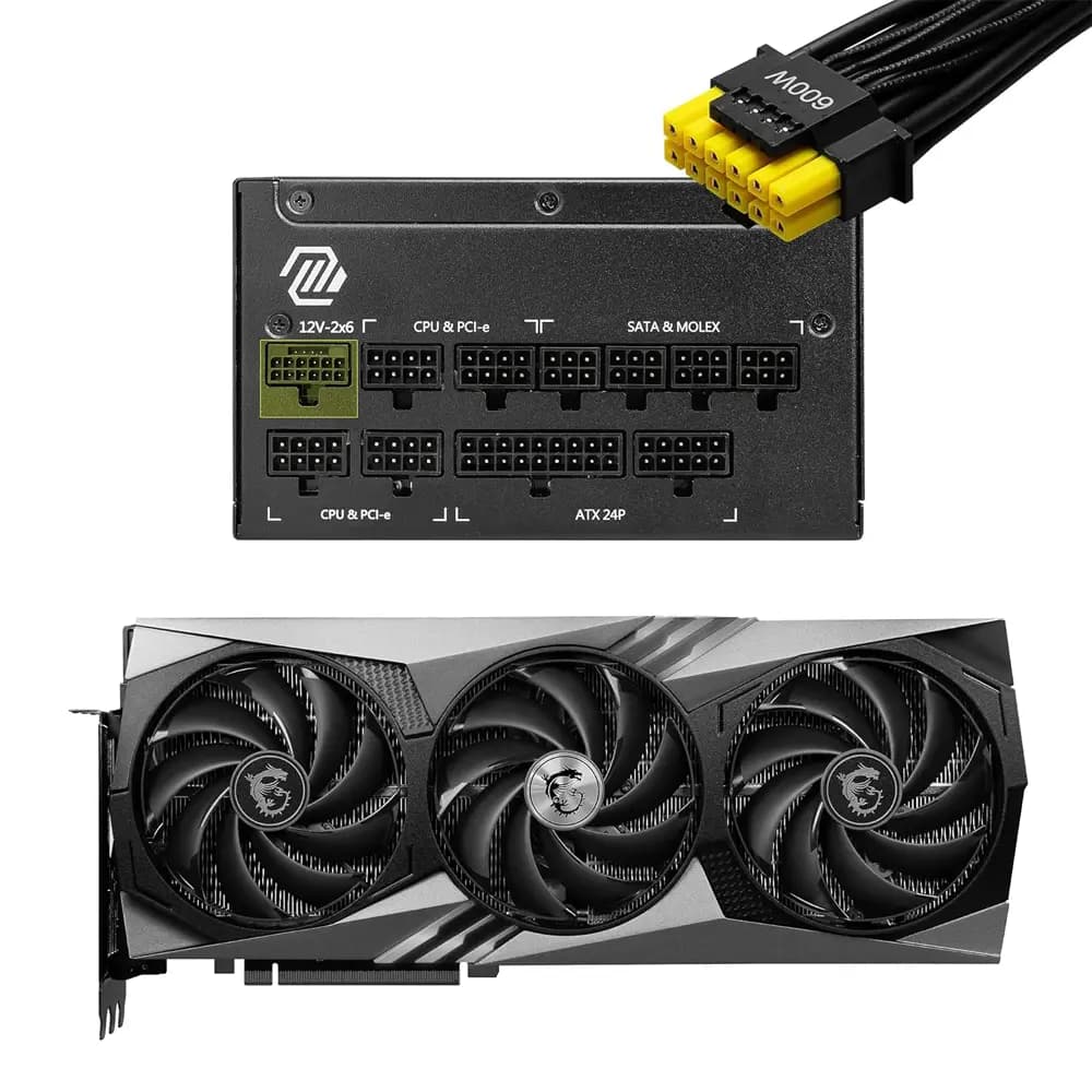 منبع تغذیه ام اس آی مدل MAG A1000GL PCIE5 — تصویر ۸