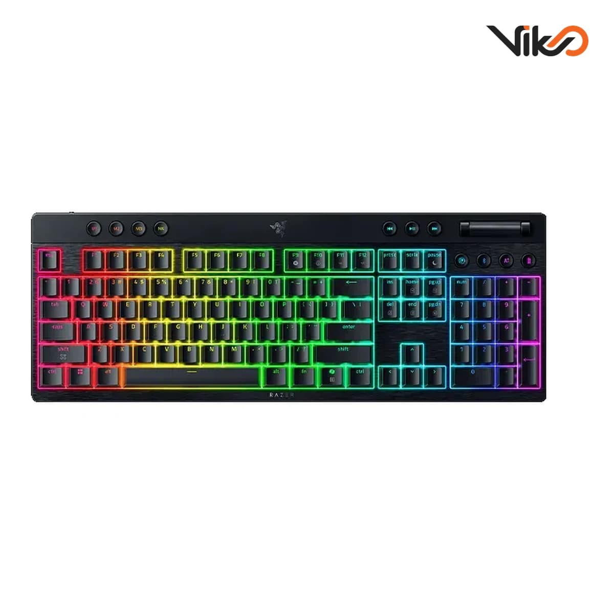 کیبورد گیمینگ ریزر مدل BLACKWIDOW V4 LOW-PROFILE HYPERSPEED – Yellow Switch — تصویر ۱۰