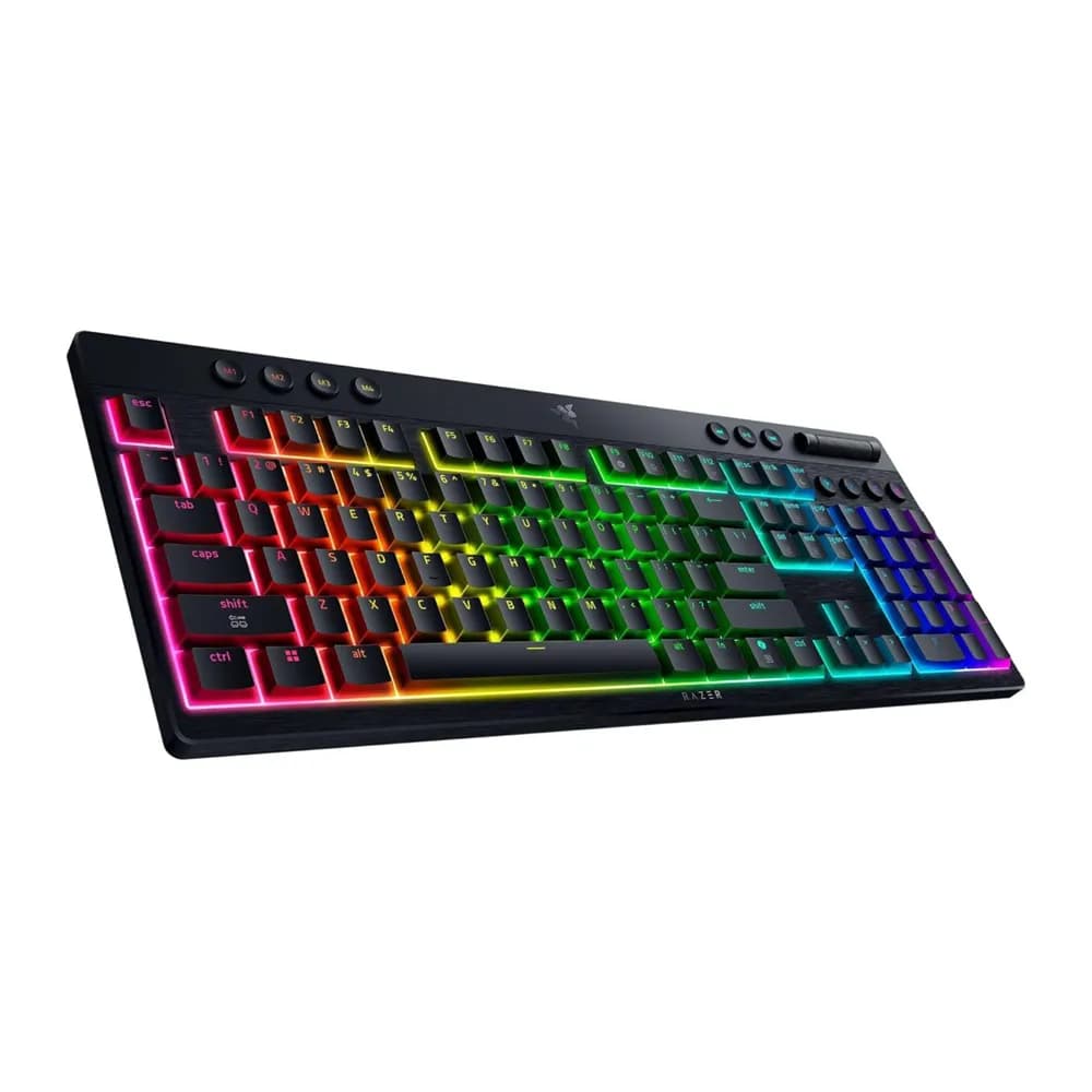 کیبورد گیمینگ ریزر مدل BLACKWIDOW V4 LOW-PROFILE HYPERSPEED – Yellow Switch — تصویر ۳