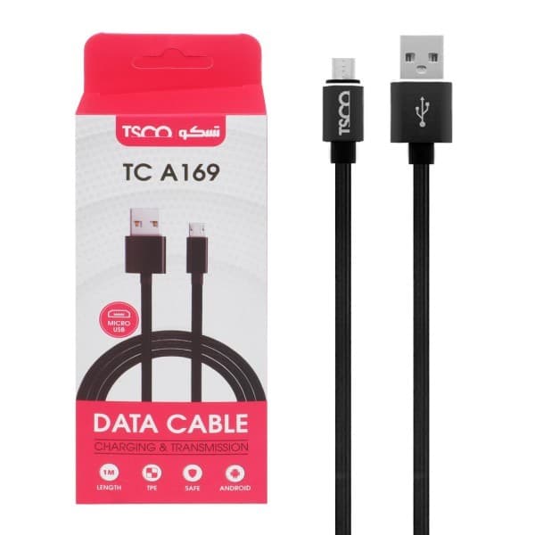 کابل شارژر تسکو مدل tsco tc-a169 microUSB