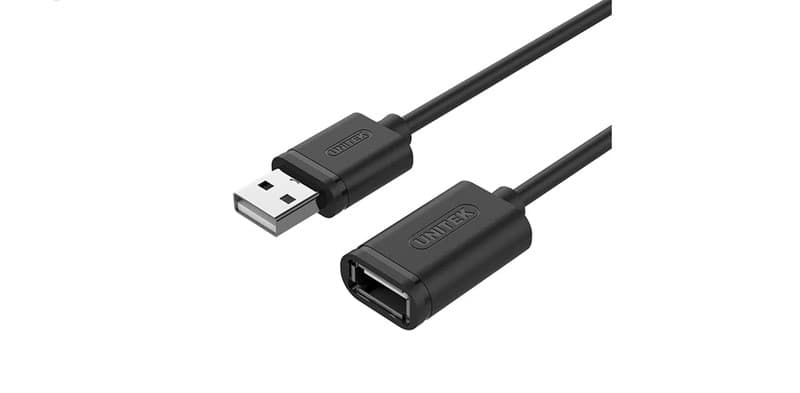 مبدل USB به USB یونیتک مدل Y-C417GBK طول 3 متر — تصویر ۲