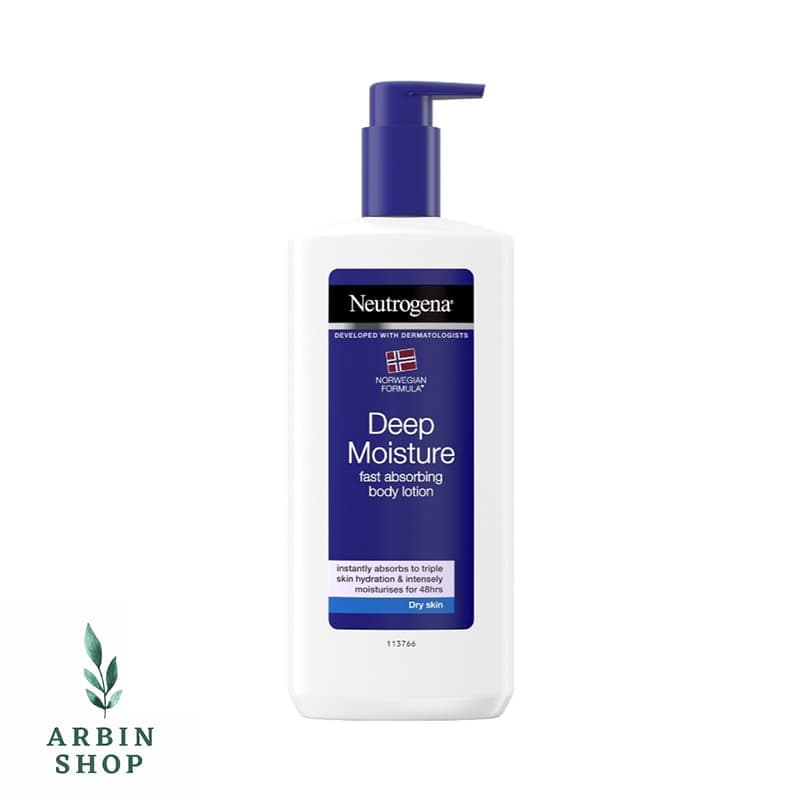 لوسیون بدن نوتروژینا مدل DEEP MOISTURE ( حجم 250 میل )