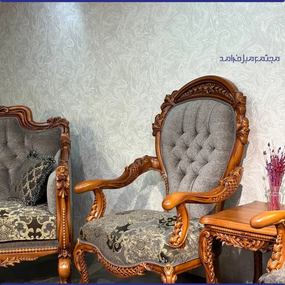 مبل استیل 9 نفره حصیری با جلو مبلی و دو عسلی — تصویر ۴