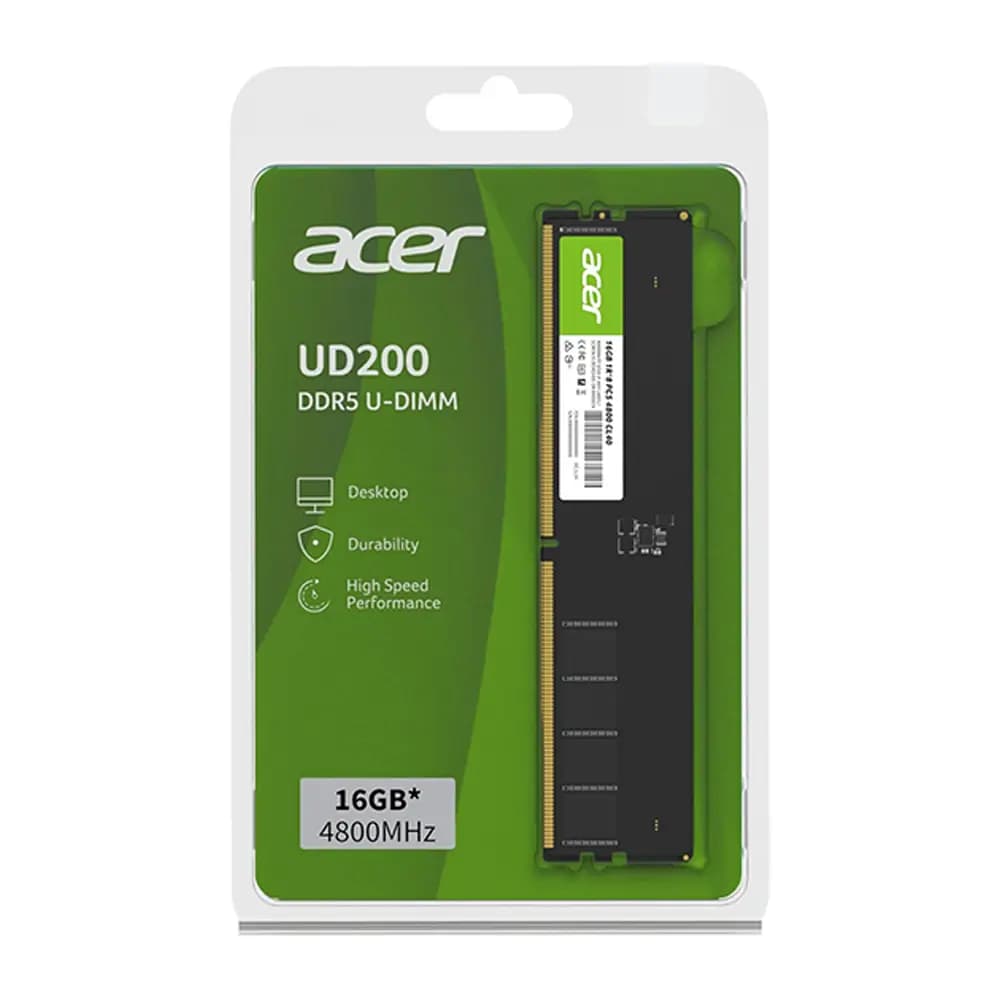 رم کامپیوتر ایسر مدل UD200 16GB DDR5 4800MHz — تصویر ۷