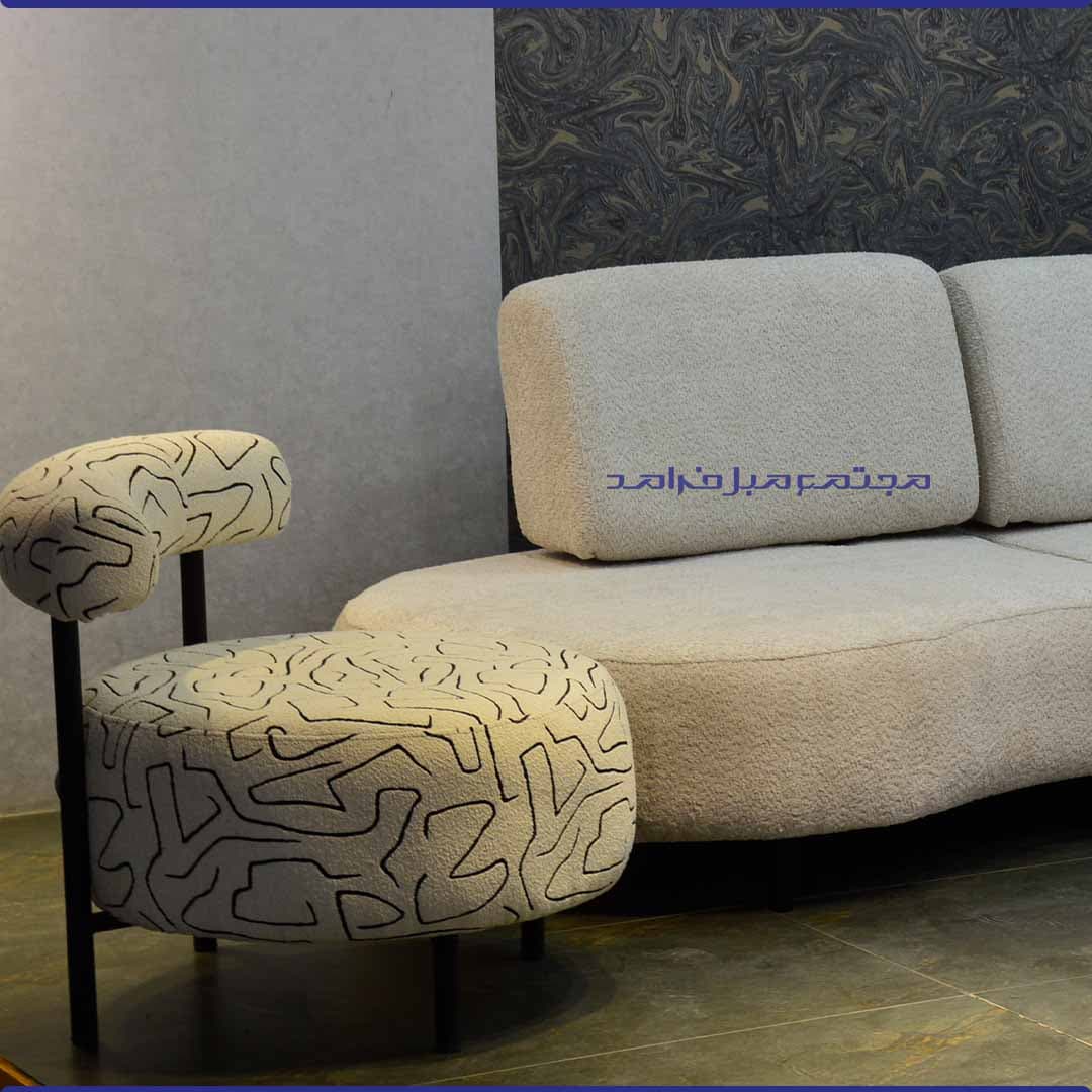 مبل راحتی 8 نفره مدل لوبیایی — تصویر ۳