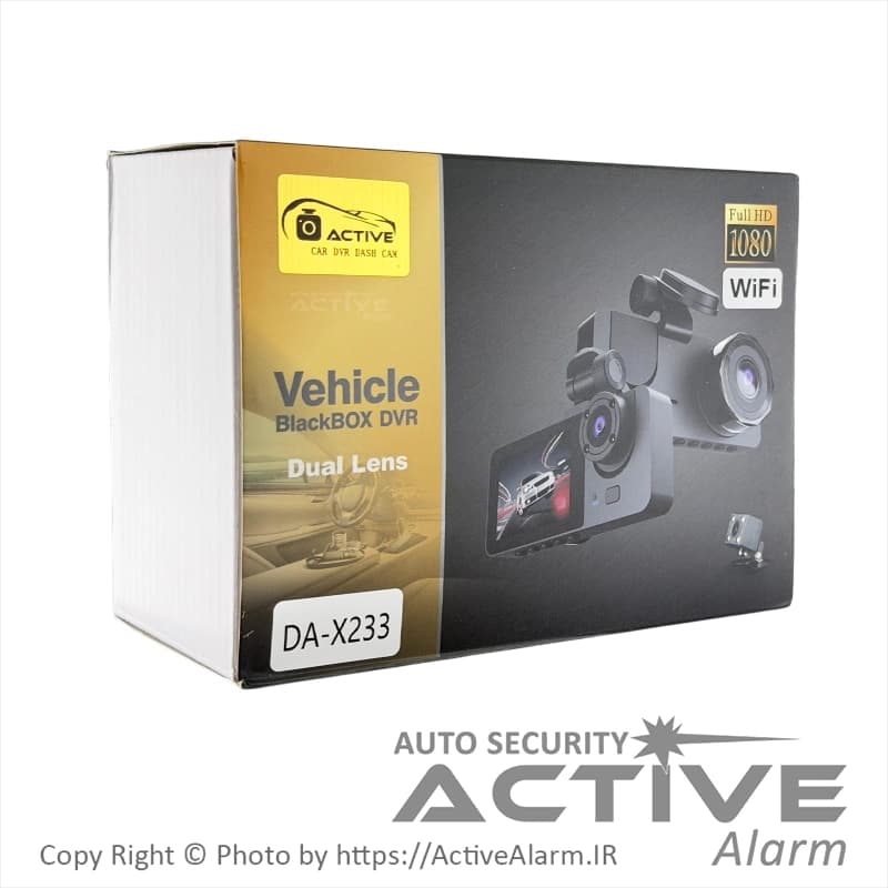 دوربین ثبت وقایع DashCam مدل DA-X233-WiFi با کیفیت FHD [سه دوربین] — تصویر ۳