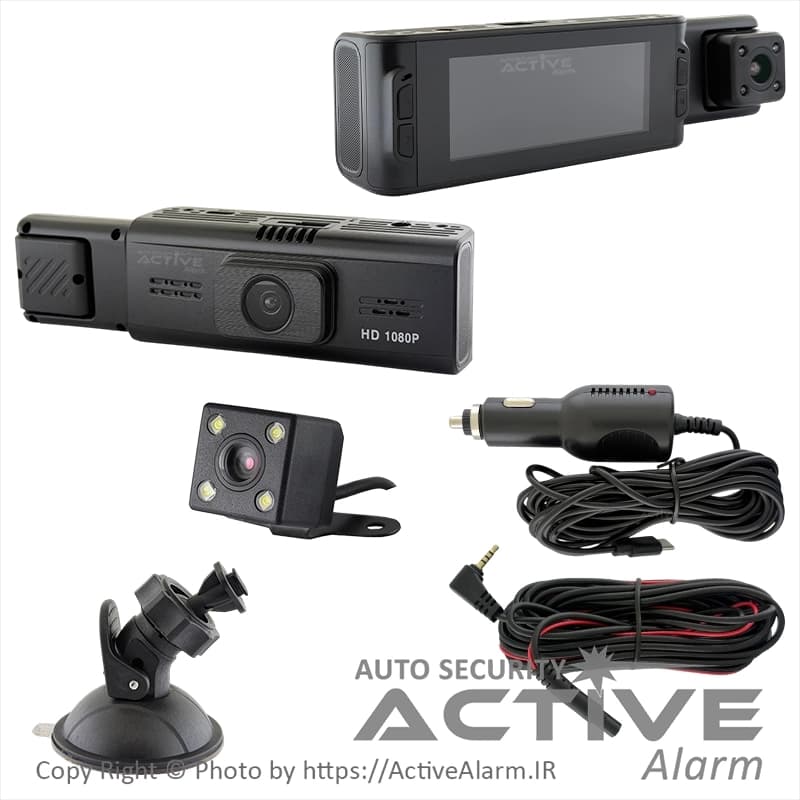 دوربین ثبت وقایع DashCam مدل X313-WiFi با کیفیت UHD [سه دوربین] — تصویر ۲